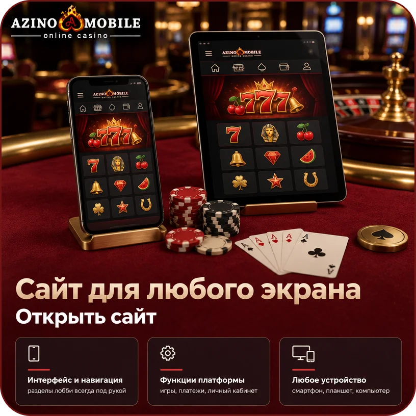 Адаптивоность платформы азино мобайл