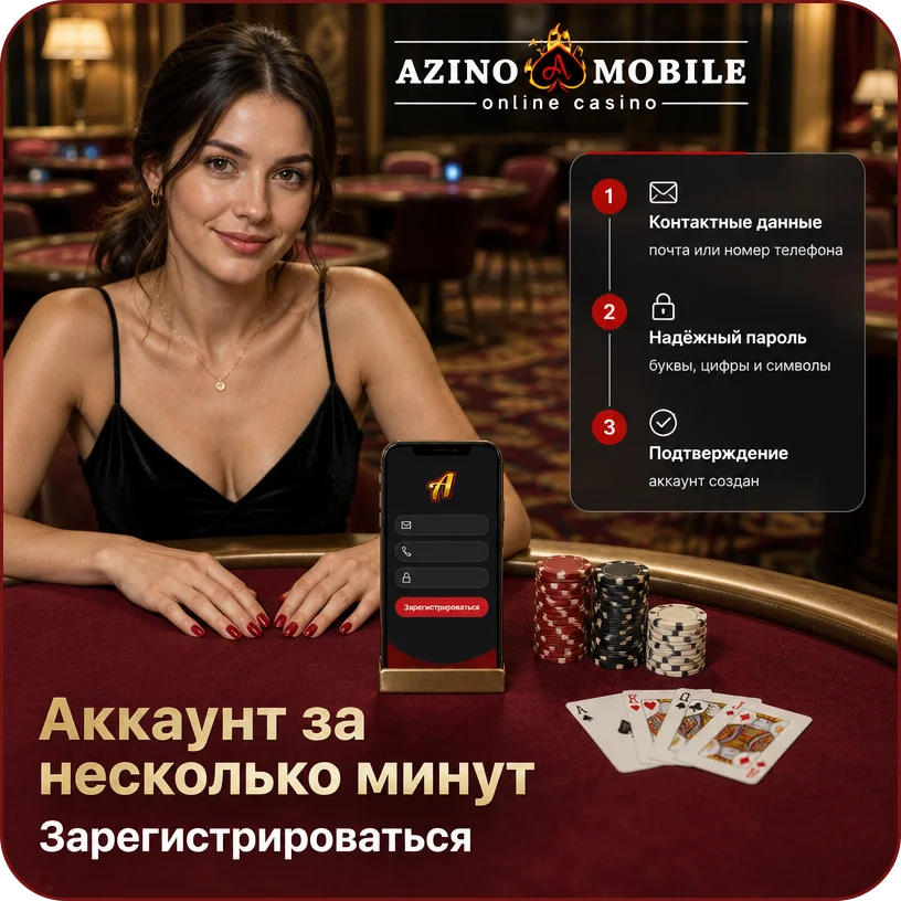 Зарегистрироваться в азино мобайл